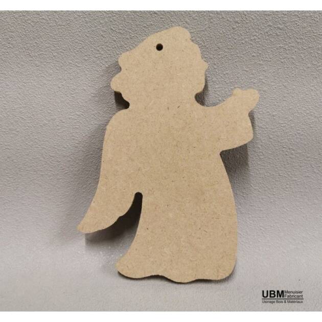 Ange de Noël à décorer - 15cm x 12cm