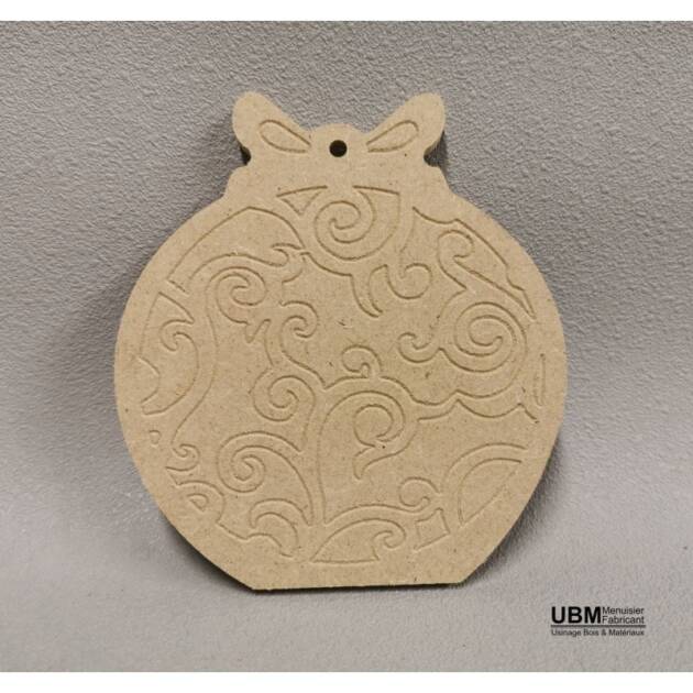 Boule de Noël Arabesque - 10cm