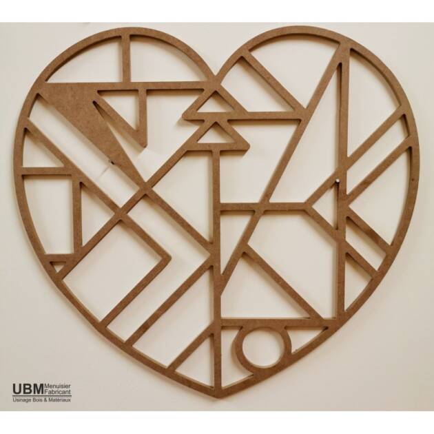 Cœur formes - 59cm x 58cm