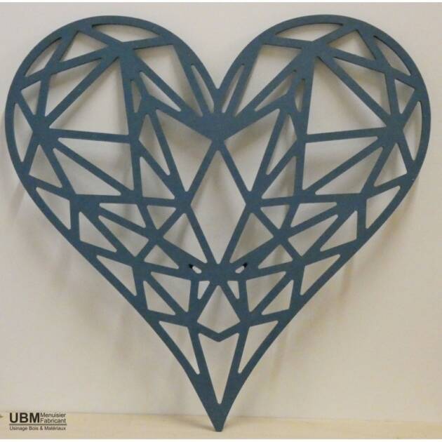 Cœur Origami - 58cm x 57cm