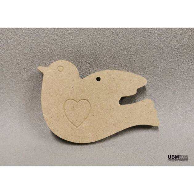 Colombe de Noël - 8cm x 11cm